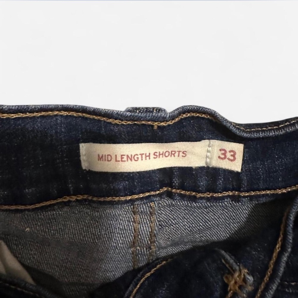 Levi's Dark Blue Women's Jean Shorts - Picture 4 of 4